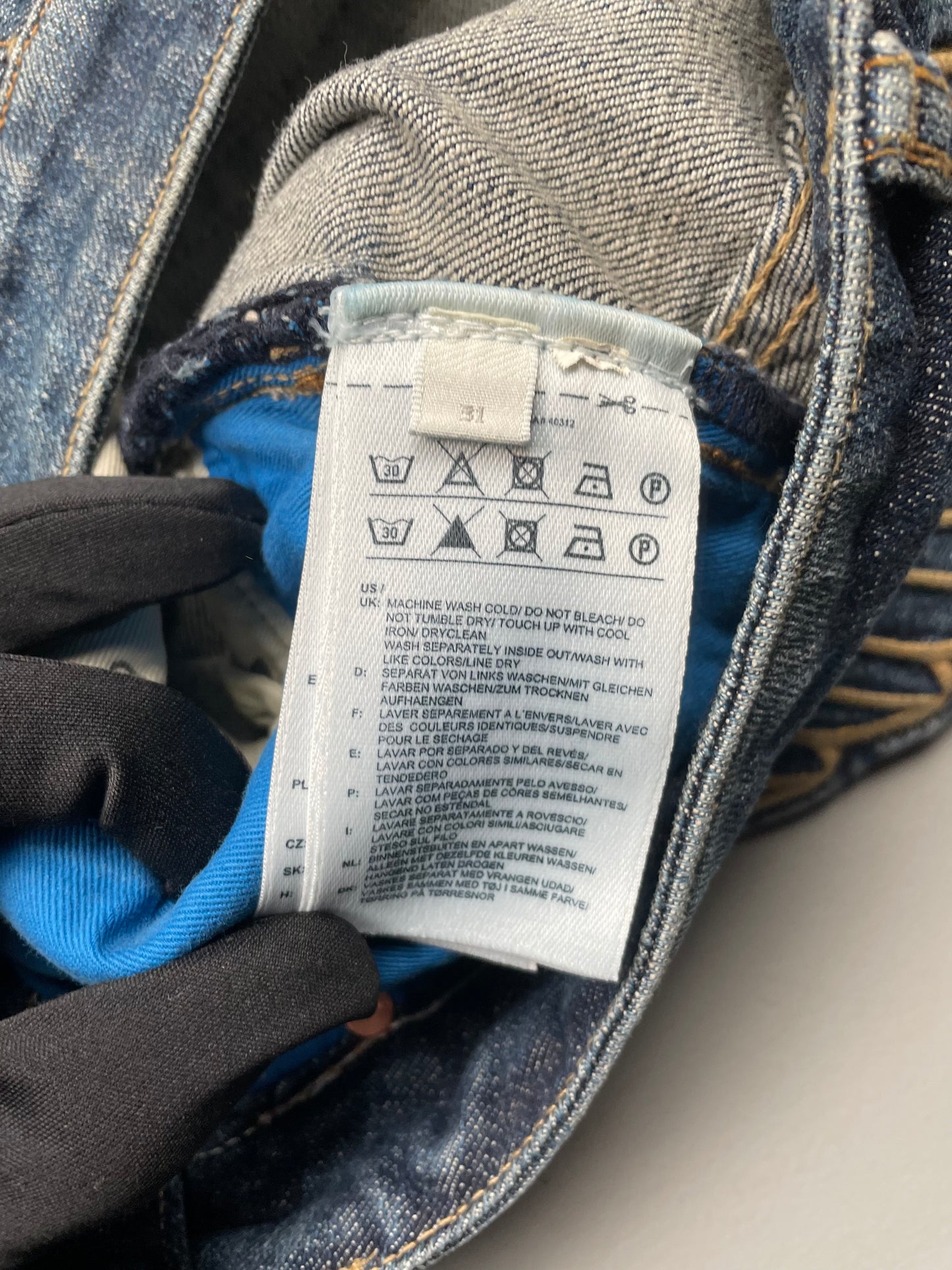 adidas Originals by Jeremy Scott A/W 2011 Wings Cupie JS skinny jeans - size 31