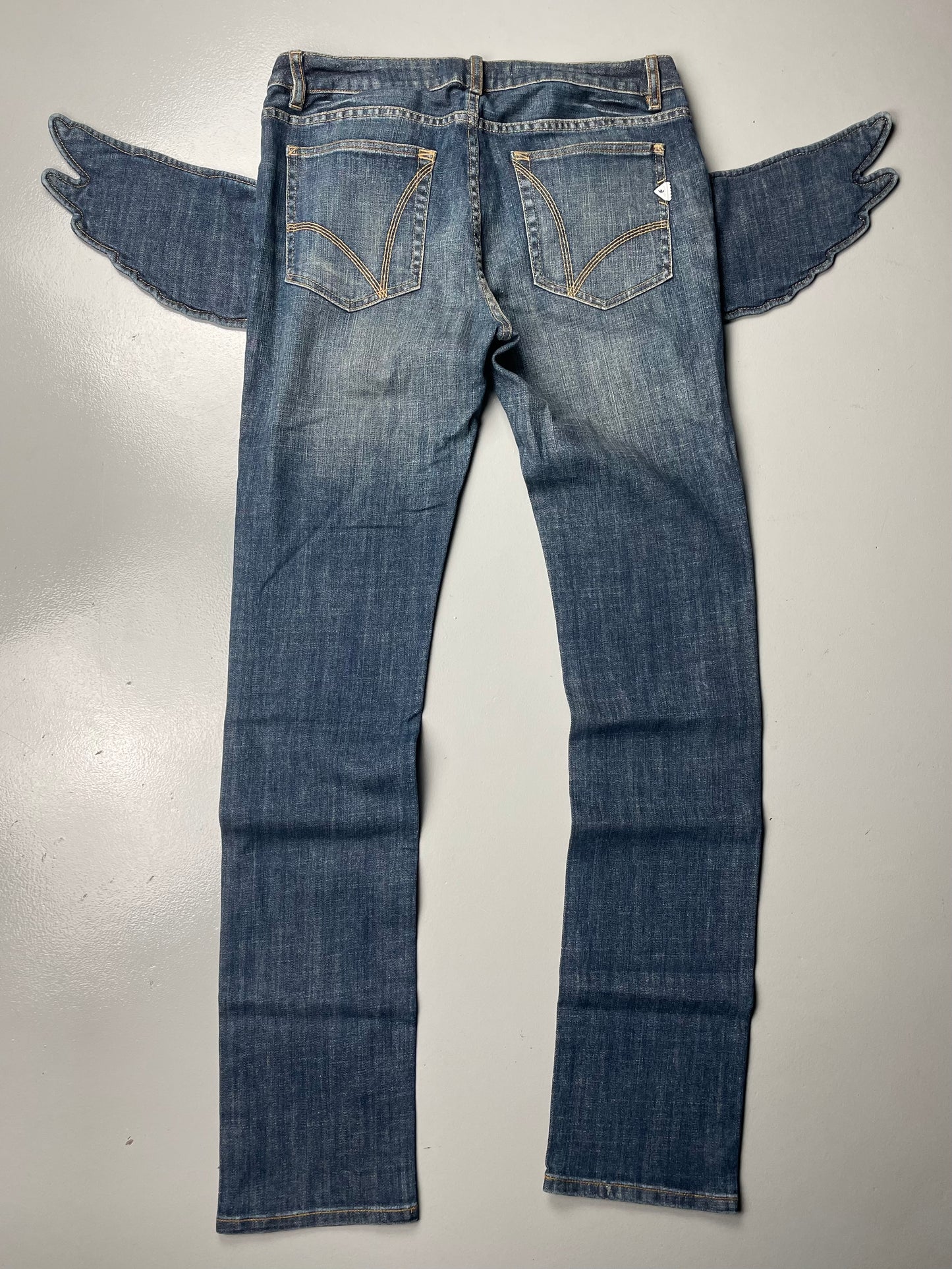 adidas Originals by Jeremy Scott A/W 2011 Wings Cupie JS skinny jeans - size 31