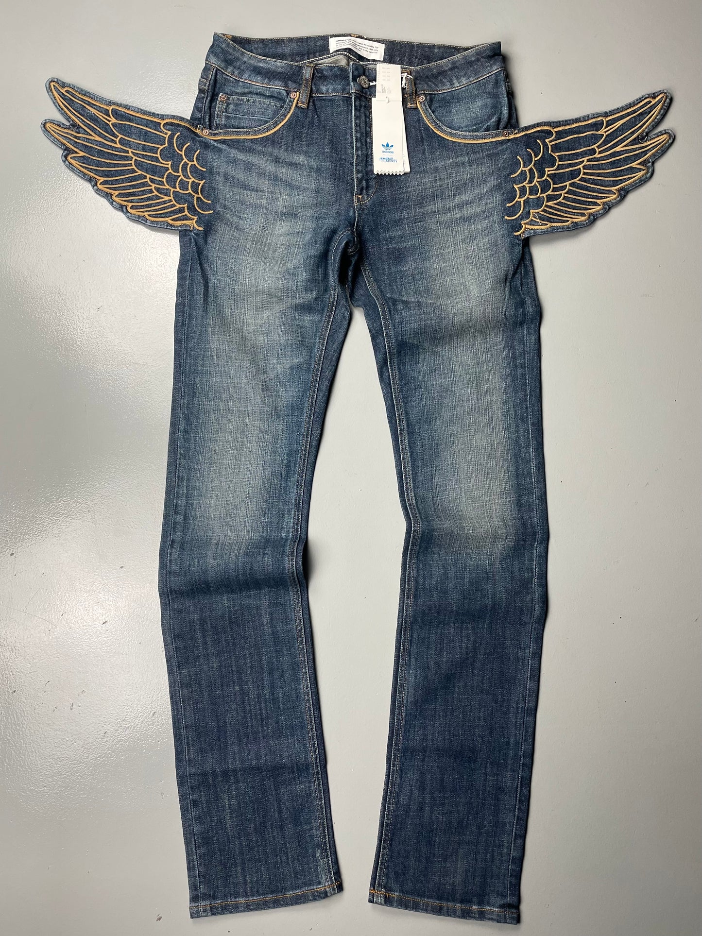 adidas Originals by Jeremy Scott A/W 2011 Wings Cupie JS skinny jeans - size 30