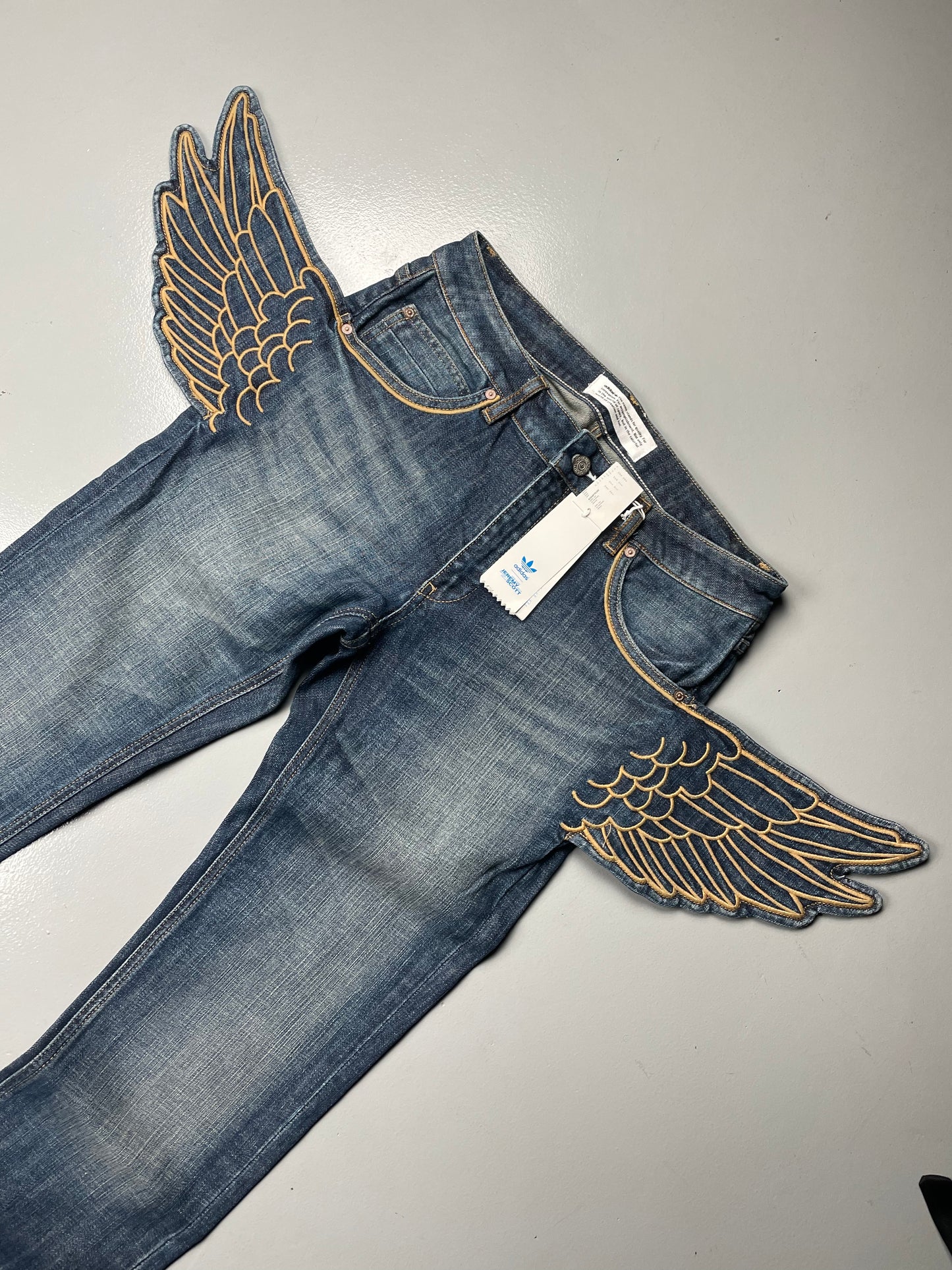 adidas Originals by Jeremy Scott A/W 2011 Wings Cupie JS skinny jeans - size 30