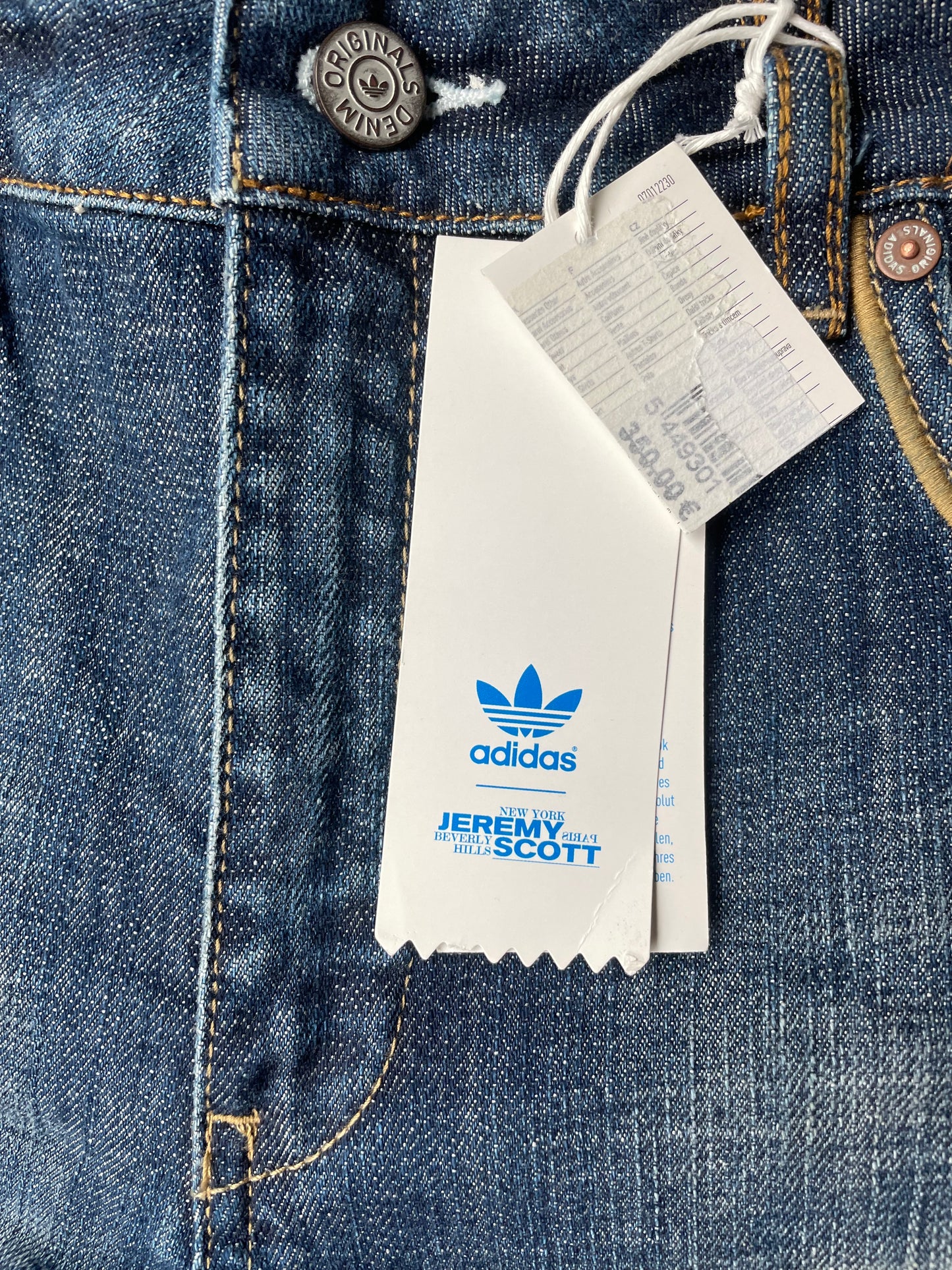 adidas Originals by Jeremy Scott A/W 2011 Wings Cupie JS skinny jeans - size 30