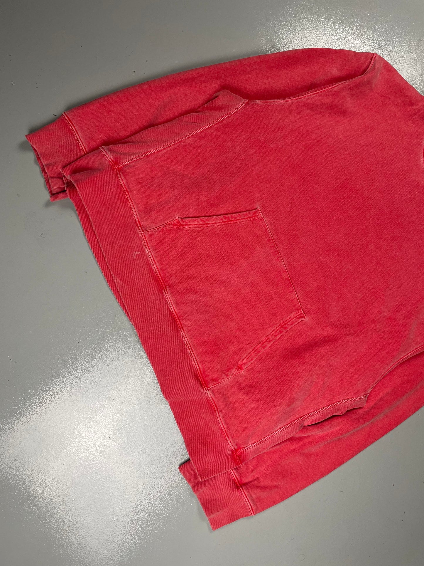 YEEZY Season 3 Fluoro Red hoodie - size XL