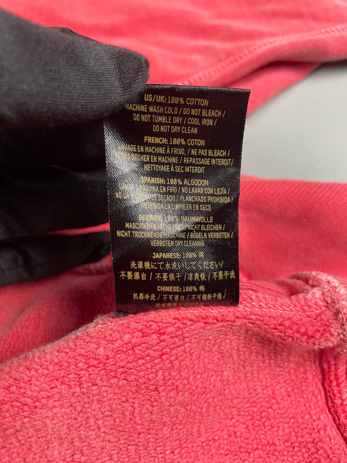 YEEZY Season 3 Fluoro Red hoodie - size XL