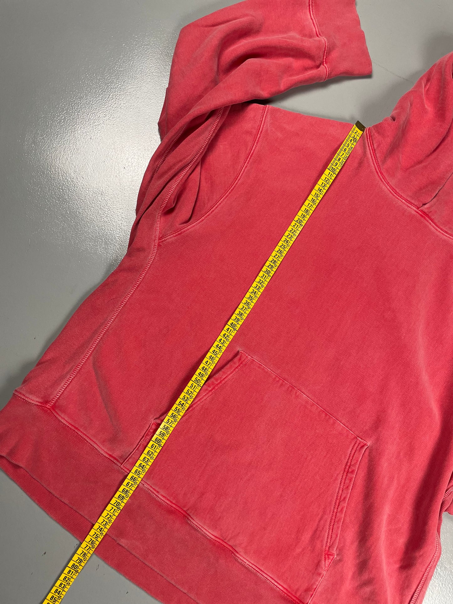 YEEZY Season 3 Fluoro Red hoodie - size XL