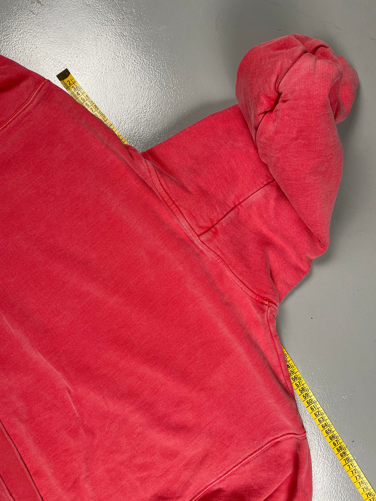 YEEZY Season 3 Fluoro Red hoodie - size XL