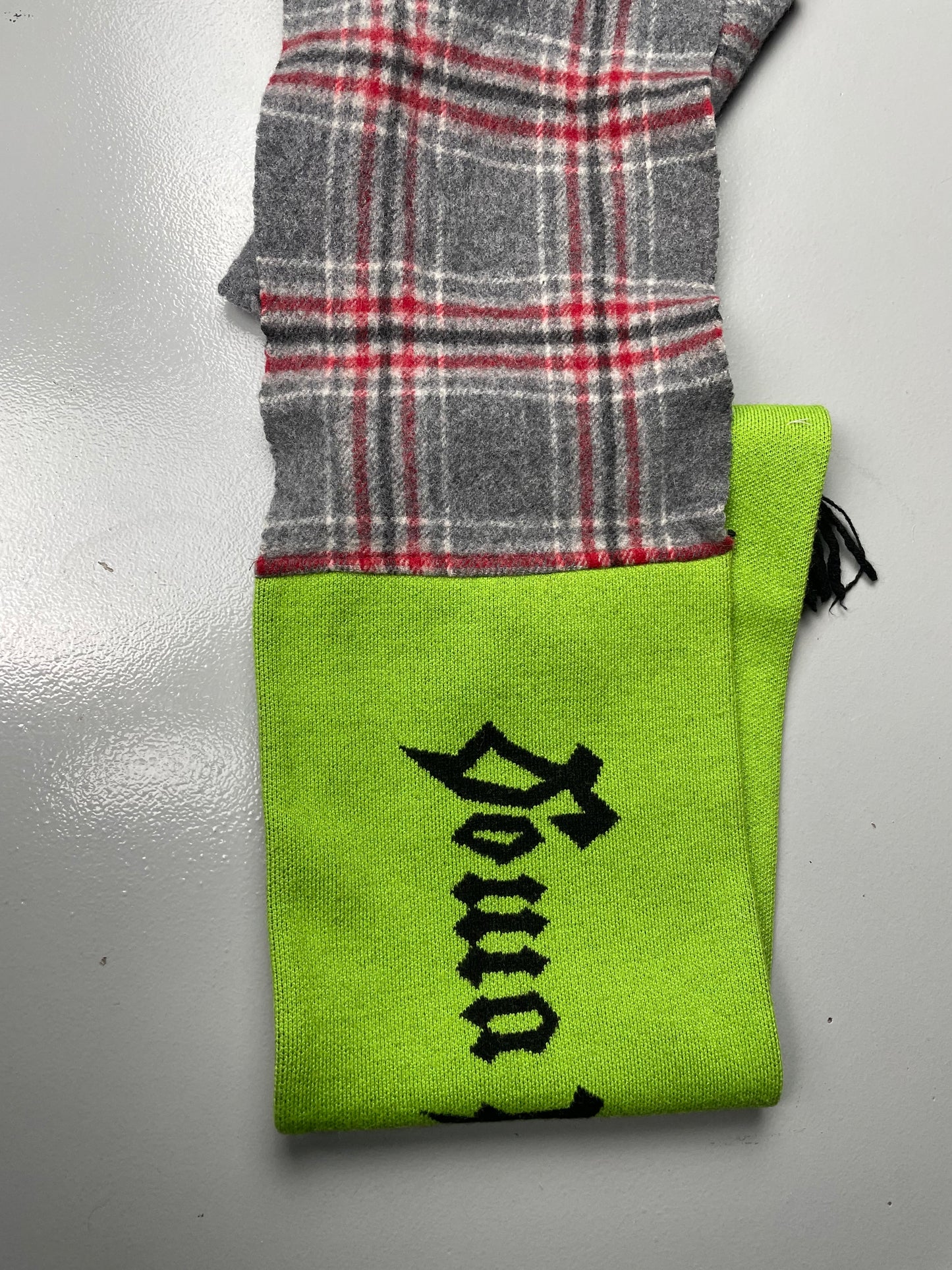 Gosha Rubchinskiy A/W 2017 hybrid scarf (green)