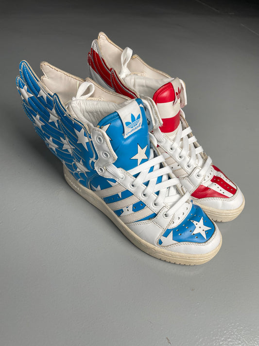 adidas Originals by Jeremy Scott S/S 2012 JS Wings 2.0 "Stars & Stripes" - size 38