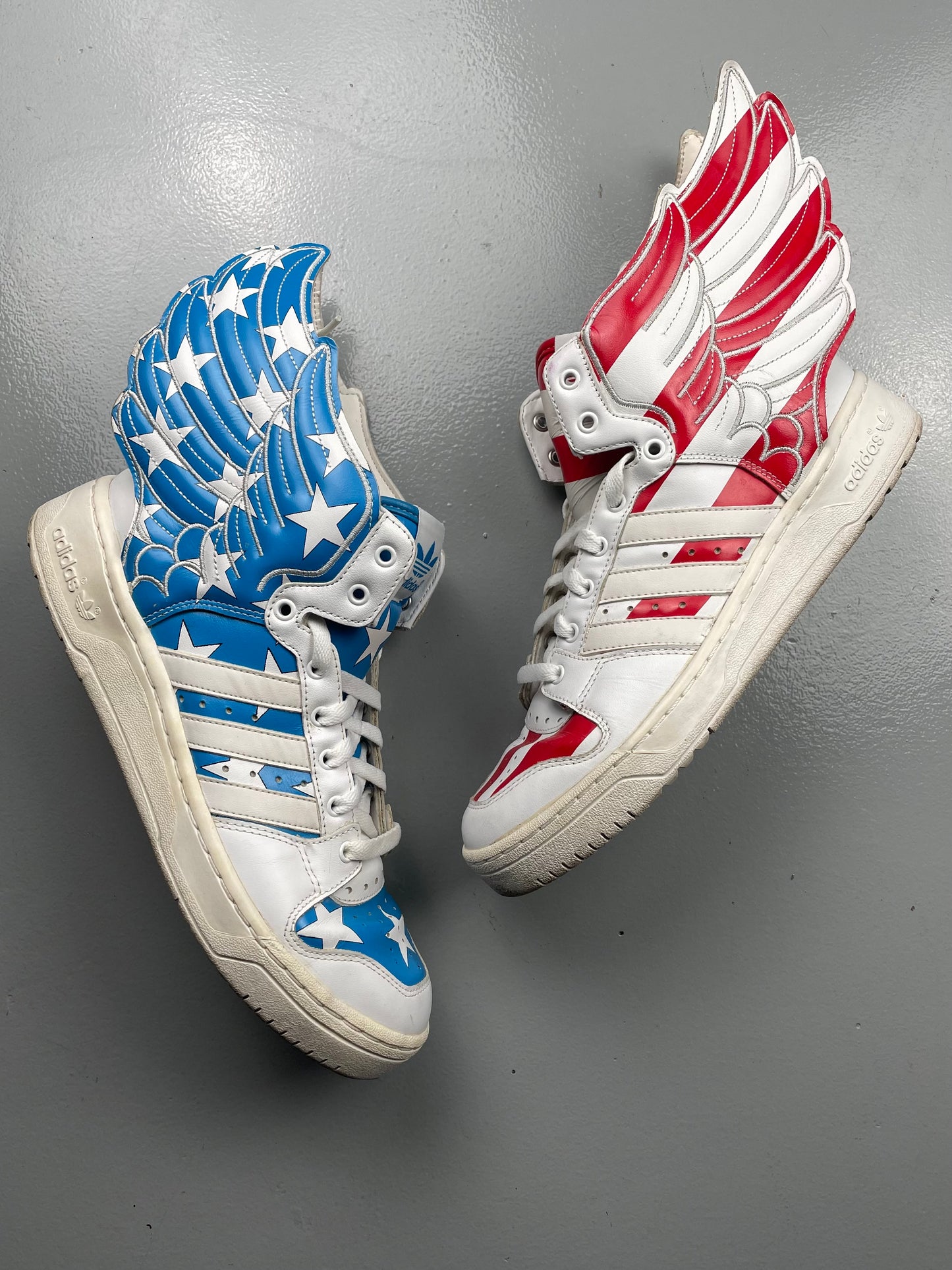 adidas Originals by Jeremy Scott S/S 2012 JS Wings 2.0 "Stars & Stripes" - size 42 2/3