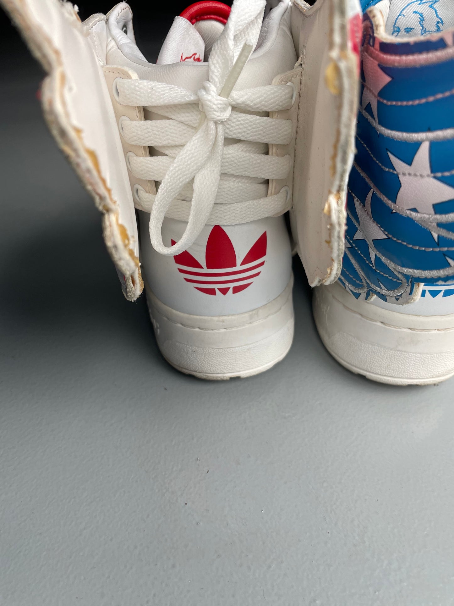 adidas Originals by Jeremy Scott S/S 2012 JS Wings 2.0 "Stars & Stripes" - size 42 2/3