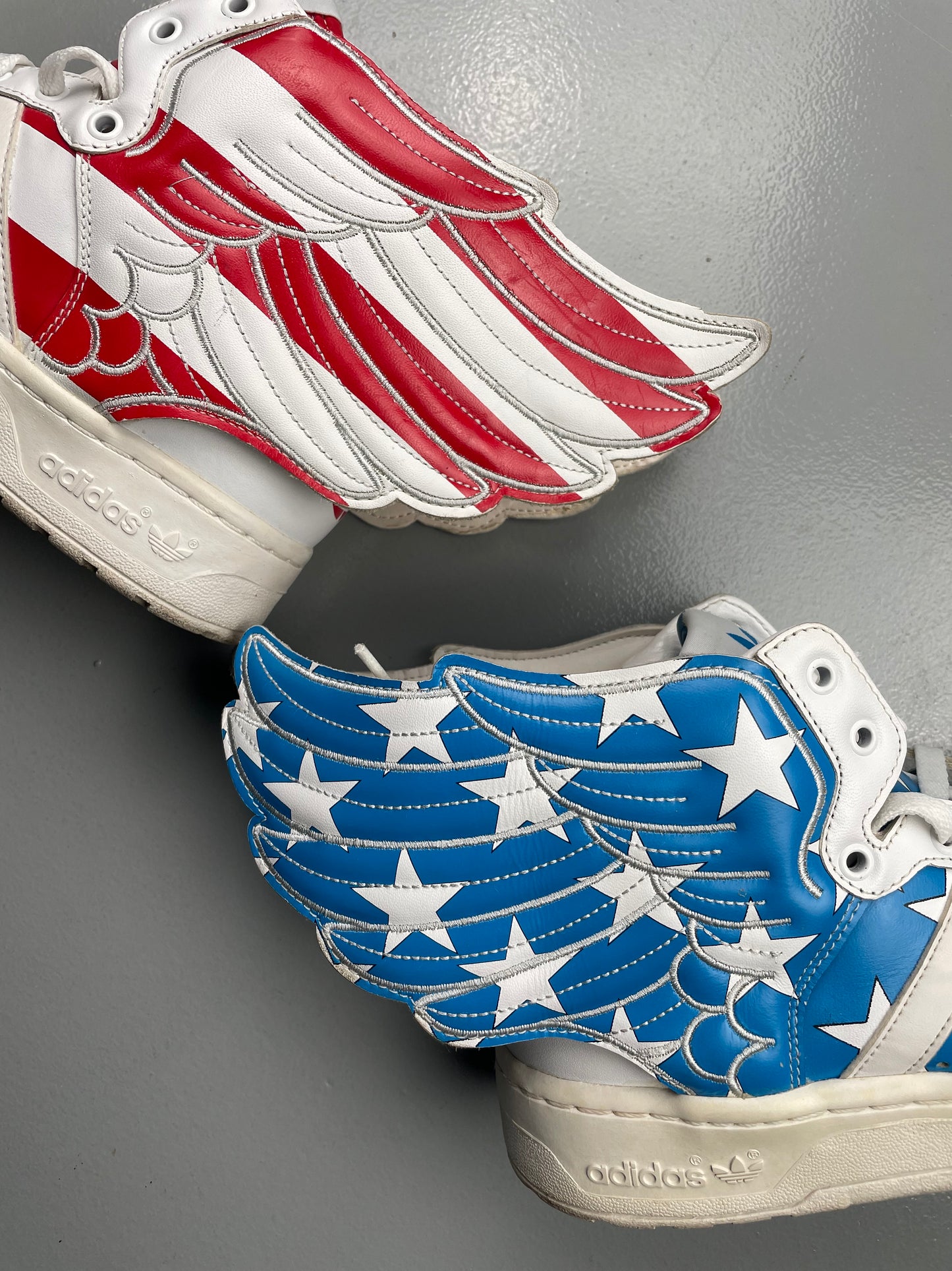 adidas Originals by Jeremy Scott S/S 2012 JS Wings 2.0 "Stars & Stripes" - size 42 2/3