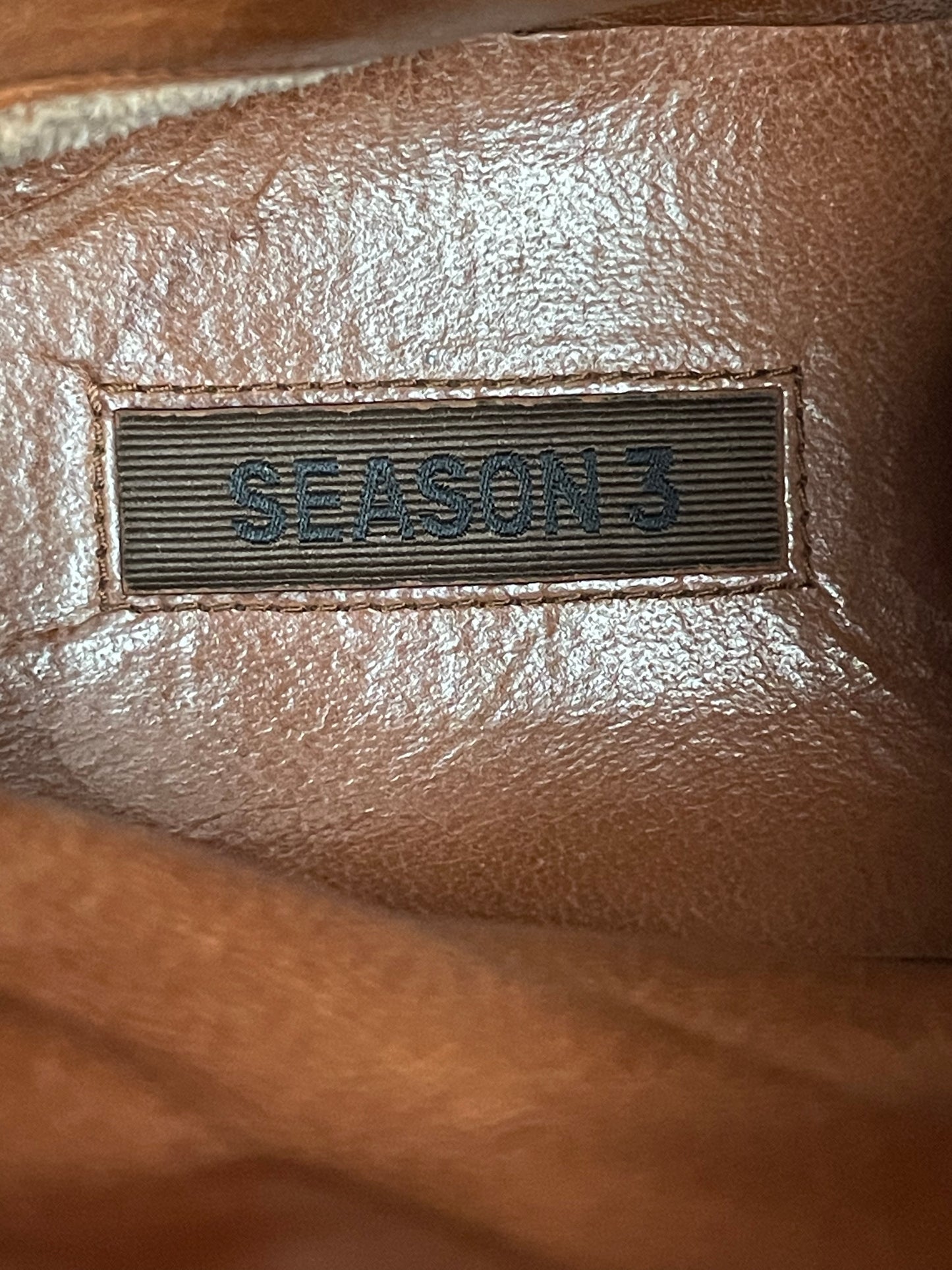 YEEZY Season 3 Onyx Shade Nylon and Thick Suede Military Boots - size 43