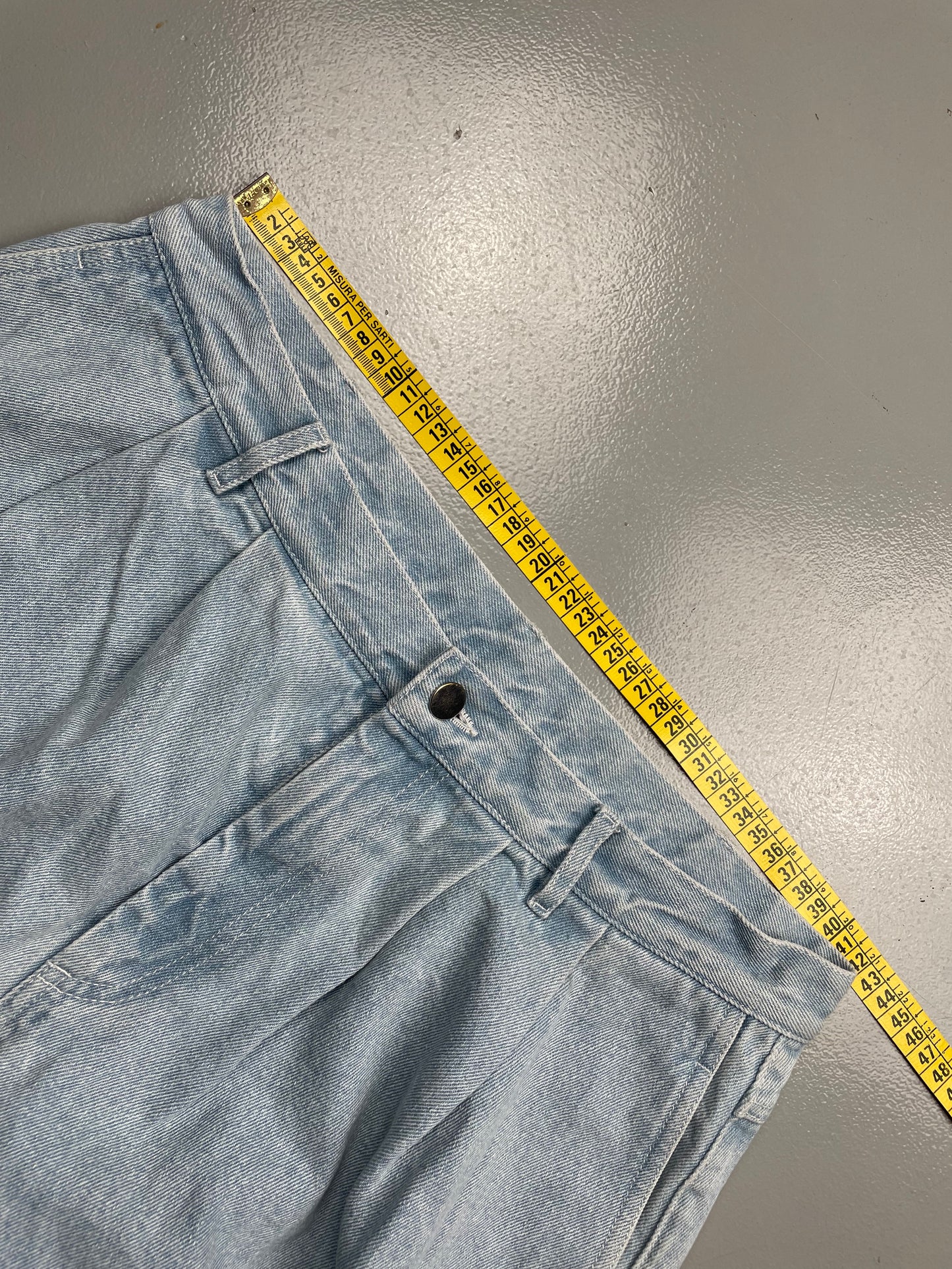 Gosha Rubchinskiy S/S 2018 pleated jeans - size L