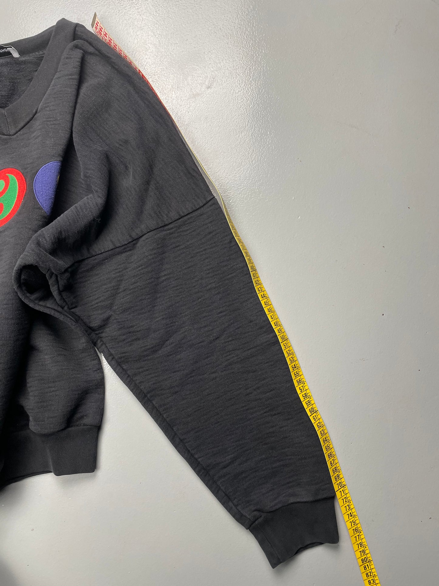 Gosha Rubchinskiy S/S 2017 Yin-Yang V-neck sweatshirt - size S