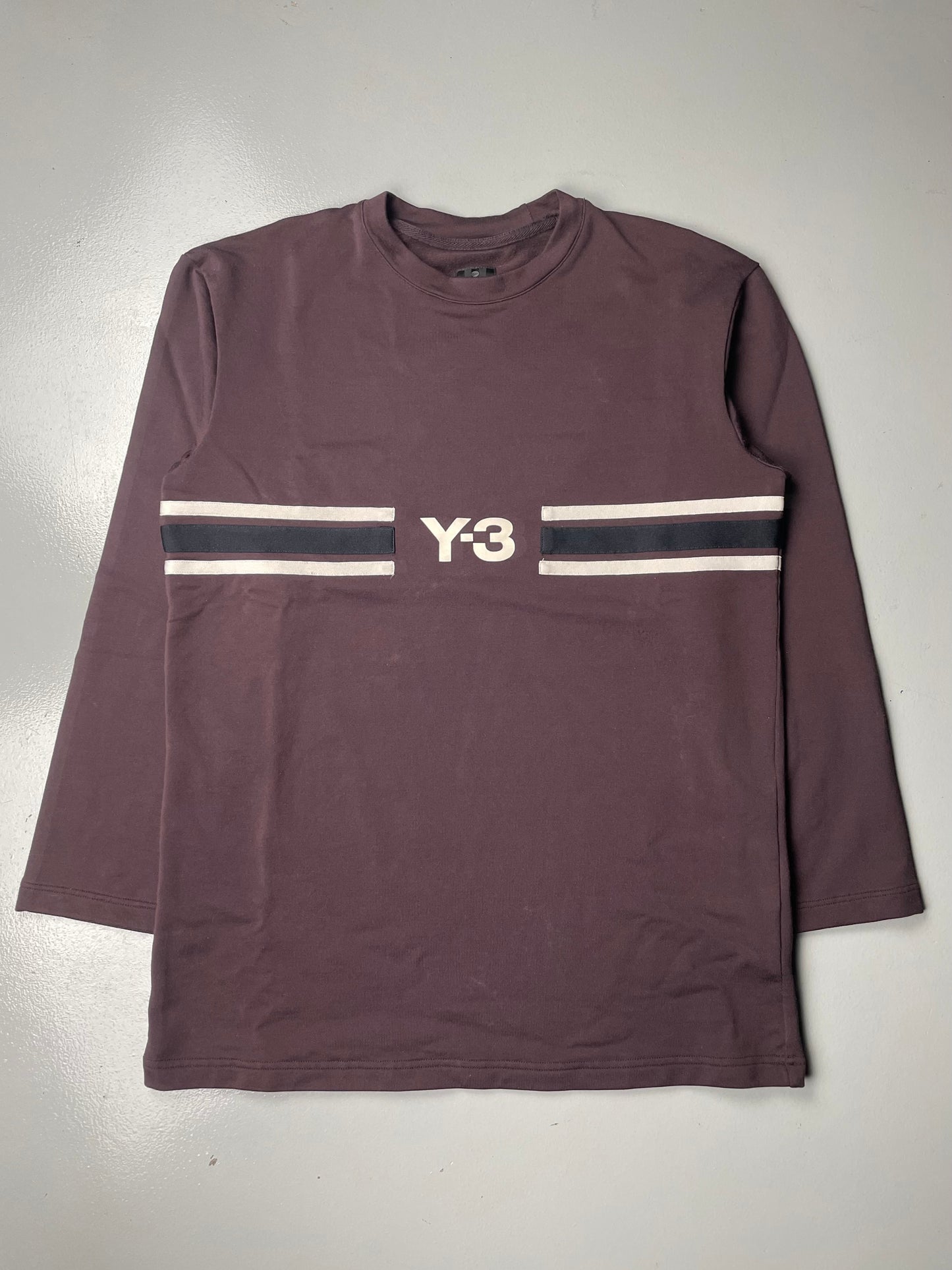 Y-3 A/W 2003 logo stretchy long-sleeve - size M