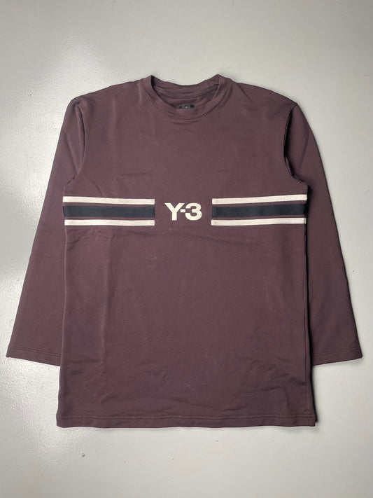Y-3 A/W 2003 logo stretchy long-sleeve - size M