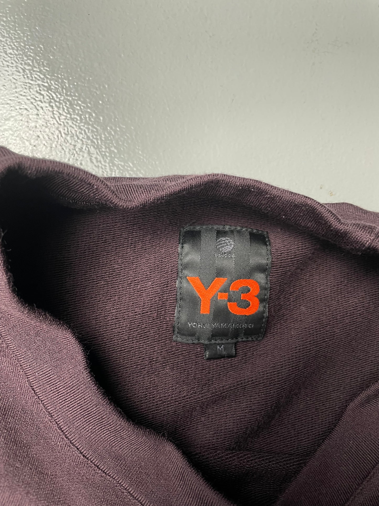 Y-3 A/W 2003 logo stretchy long-sleeve - size M