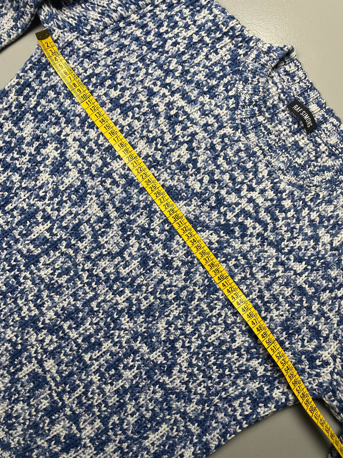 Raf Simons S/S 2015 cotton knit sweater - size XL