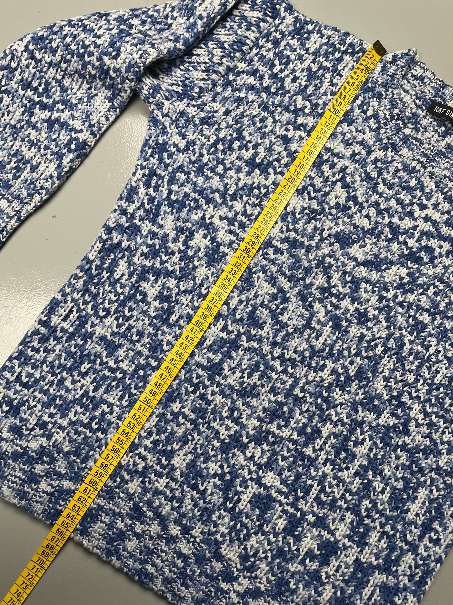 Raf Simons S/S 2015 cotton knit sweater - size XL