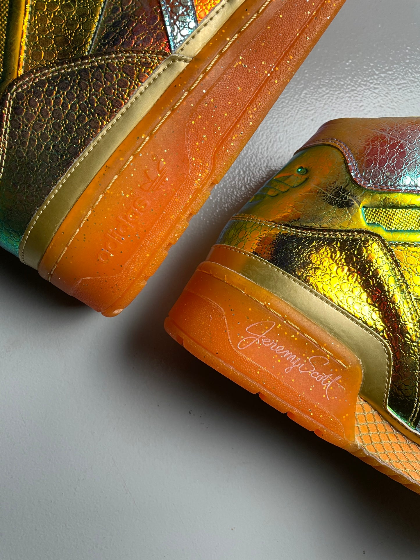 adidas Originals by Jeremy Scott S/S 2014 JS Wings "Gold Foil" - size 47 1/3