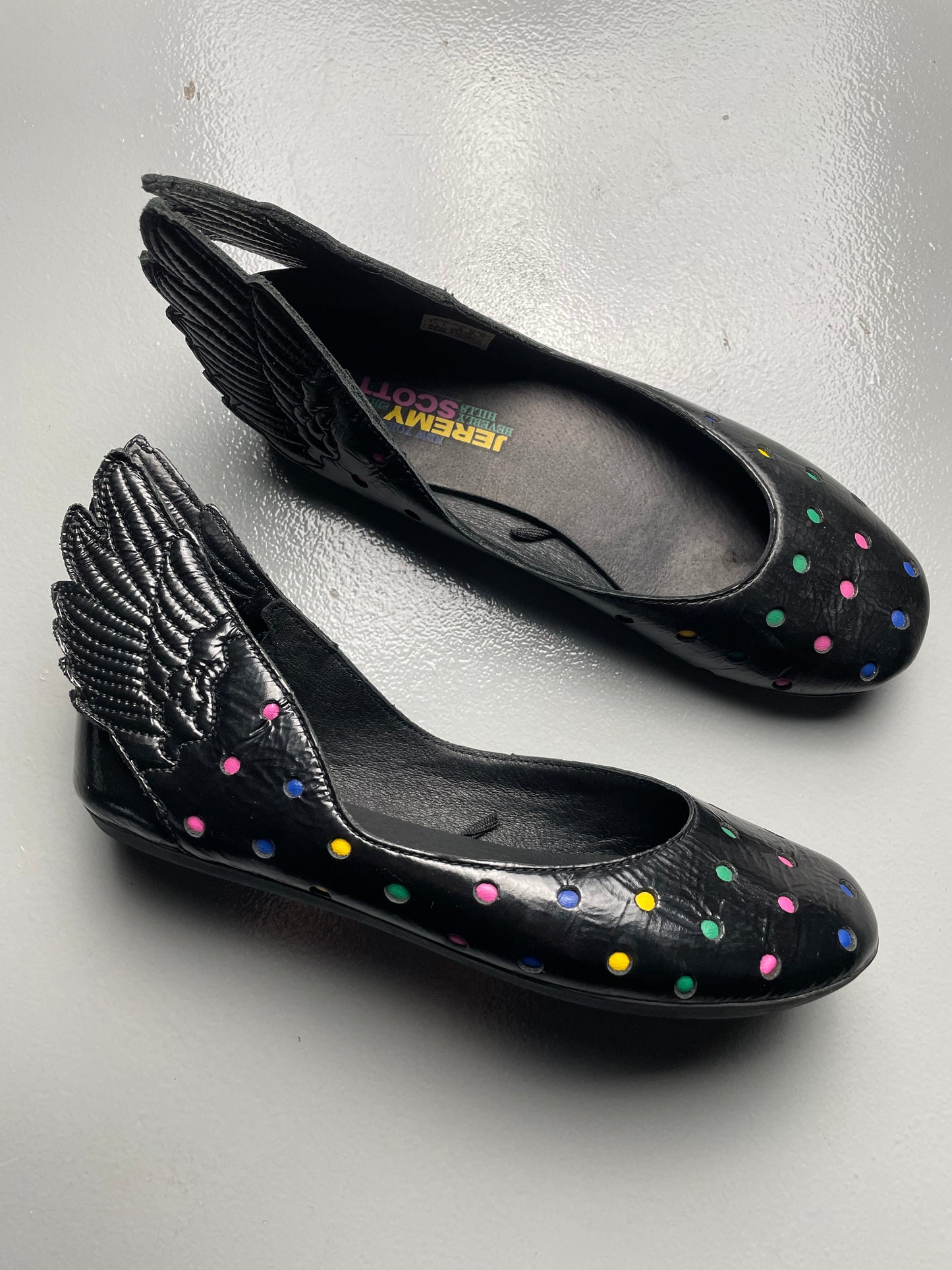 adidas Originals by Jeremy Scott S/S 2011 JS Wings Ballerina Polka Dot - size 38