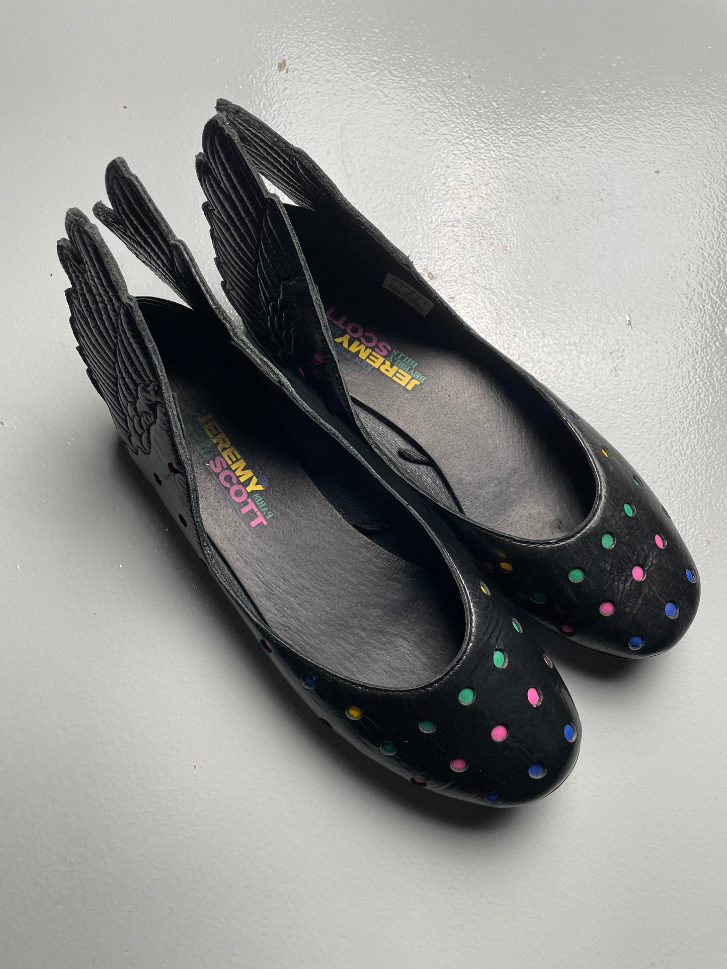 adidas Originals by Jeremy Scott S/S 2011 JS Wings Ballerina Polka Dot - size 38