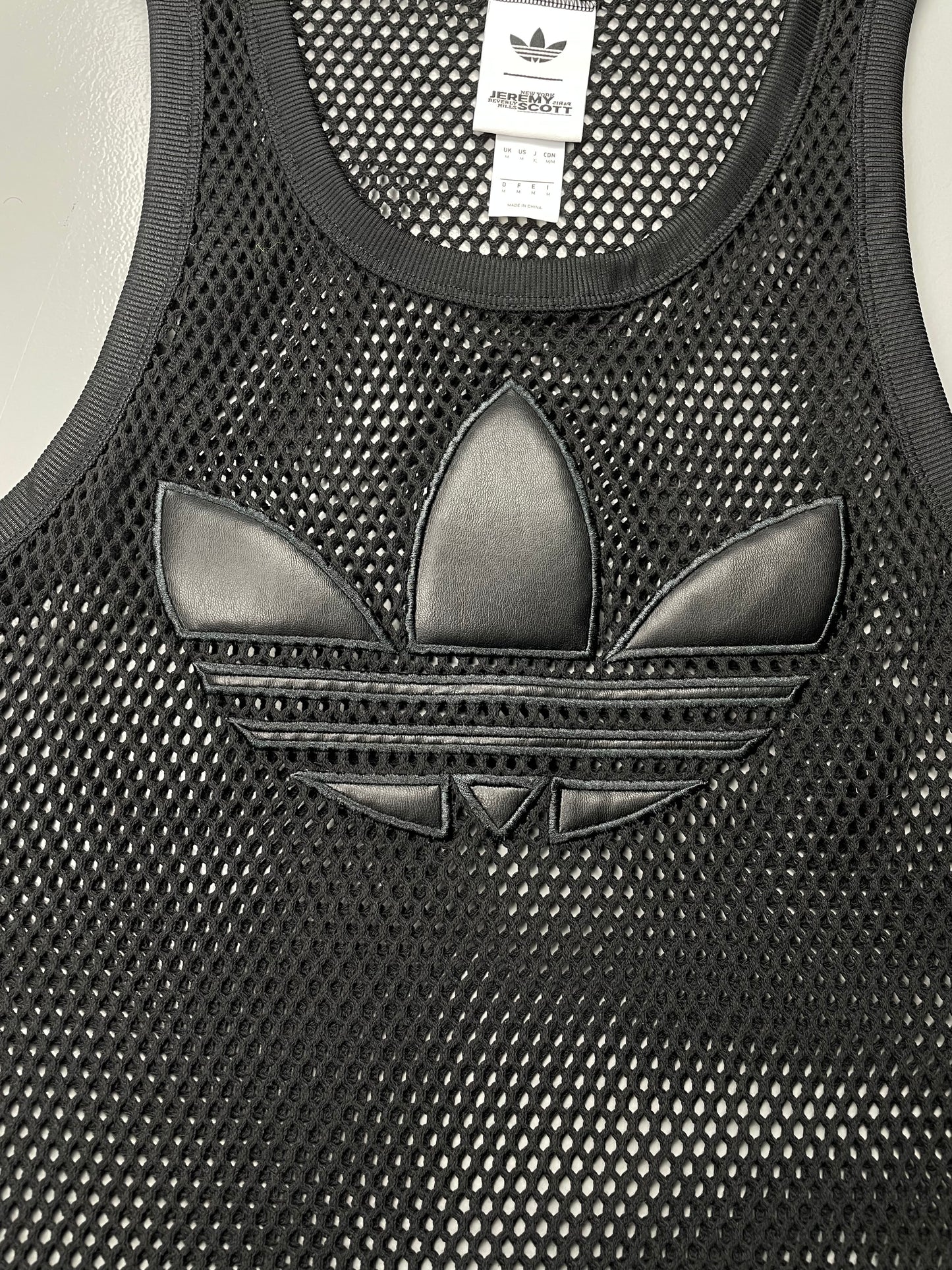 adidas Originals X Jeremy Scott Summer 2025 Mesh Tank Top - size M