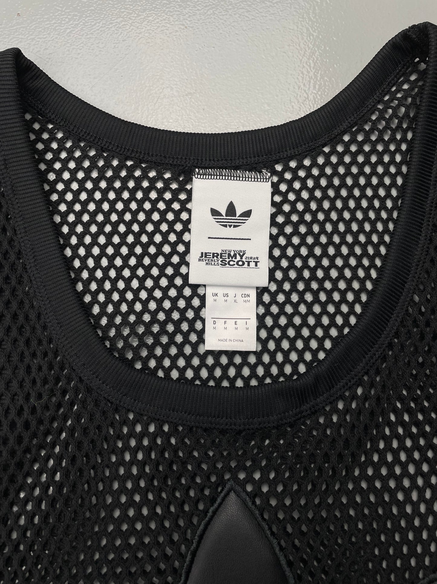 adidas Originals X Jeremy Scott Summer 2025 Mesh Tank Top - size M