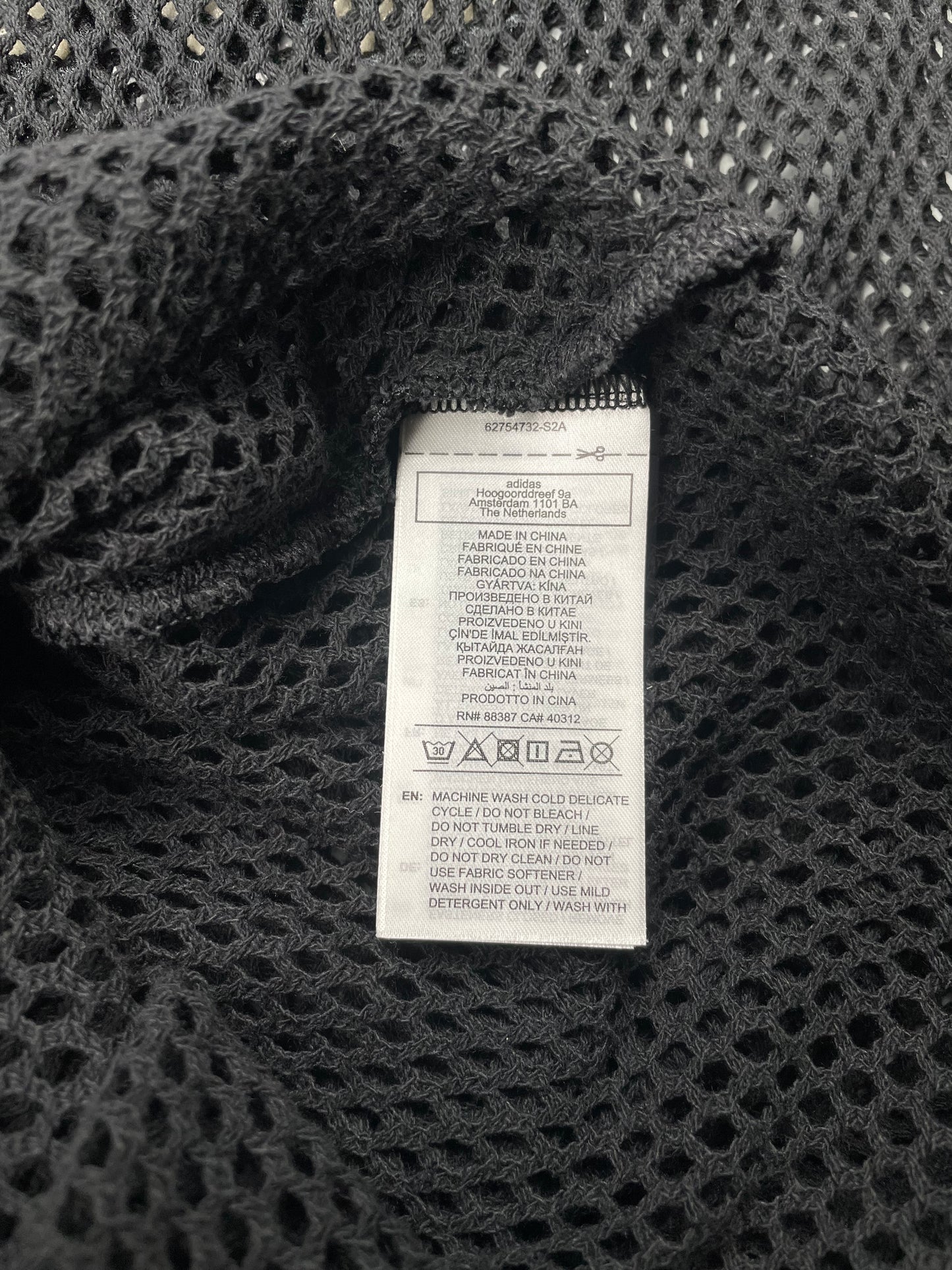 adidas Originals X Jeremy Scott Summer 2025 Mesh Tank Top - size M