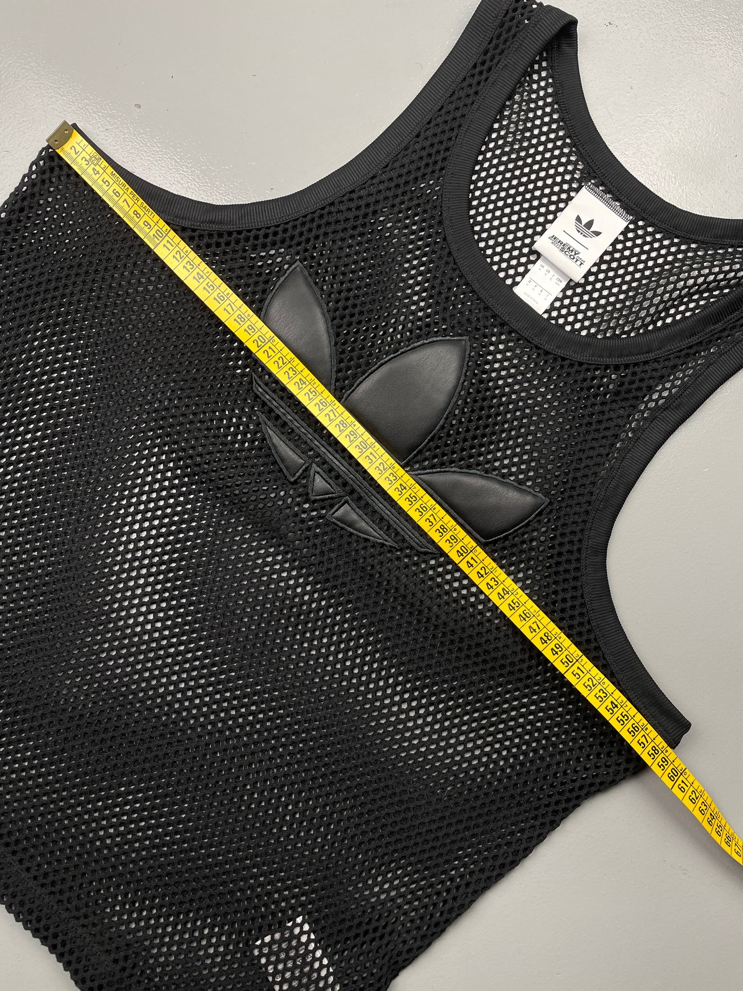 adidas Originals X Jeremy Scott Summer 2025 Mesh Tank Top - size M