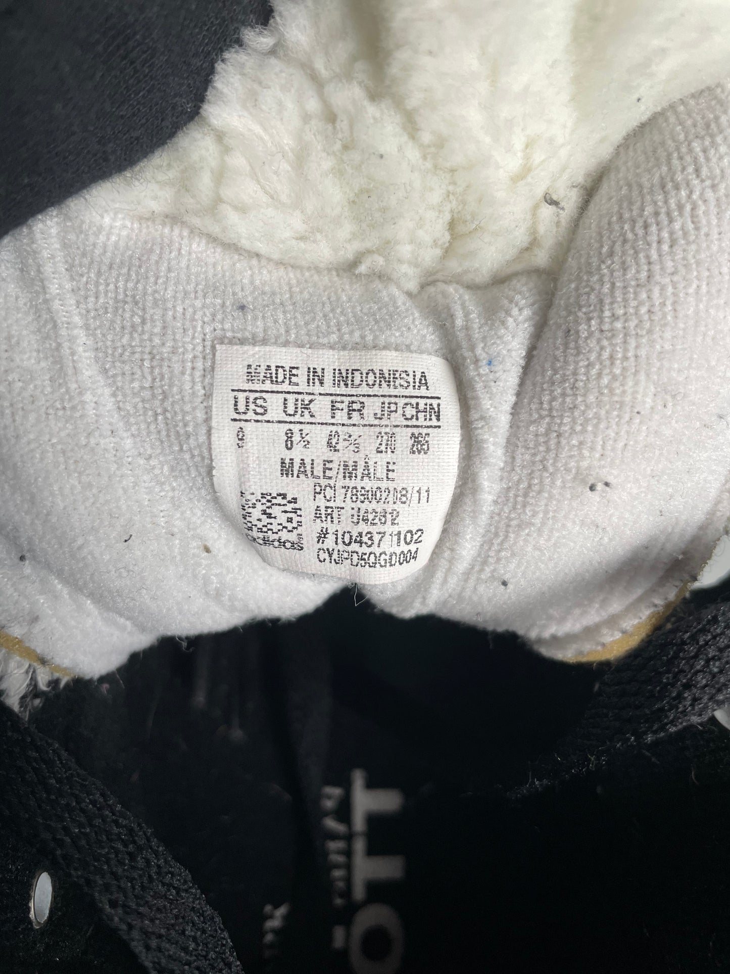 adidas Originals by Jeremy Scott A/W 2011 JS Panda Bear - size 42 2/3