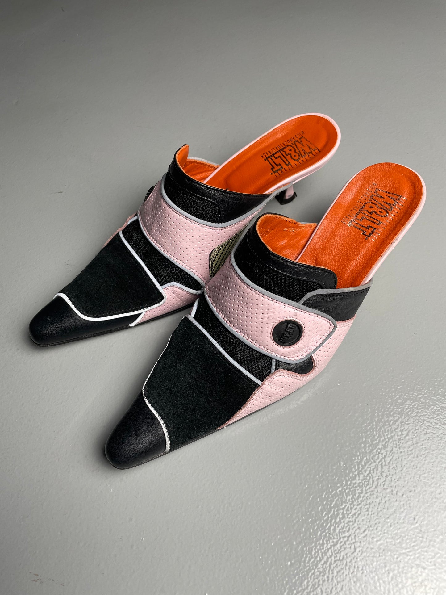 vintage Wild & Lethal Trash pointed-toe mules - size 36