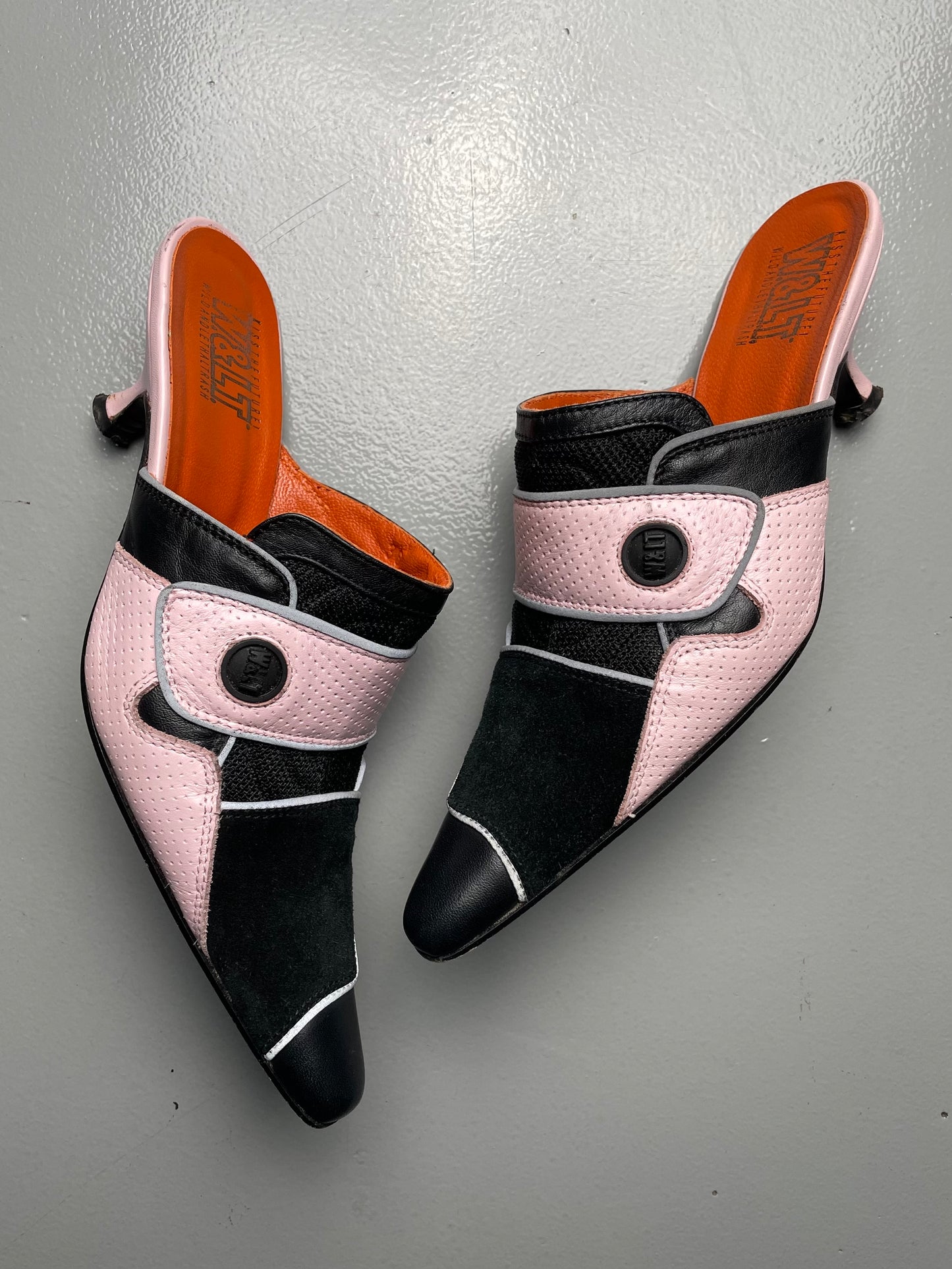 vintage Wild & Lethal Trash pointed-toe mules - size 36