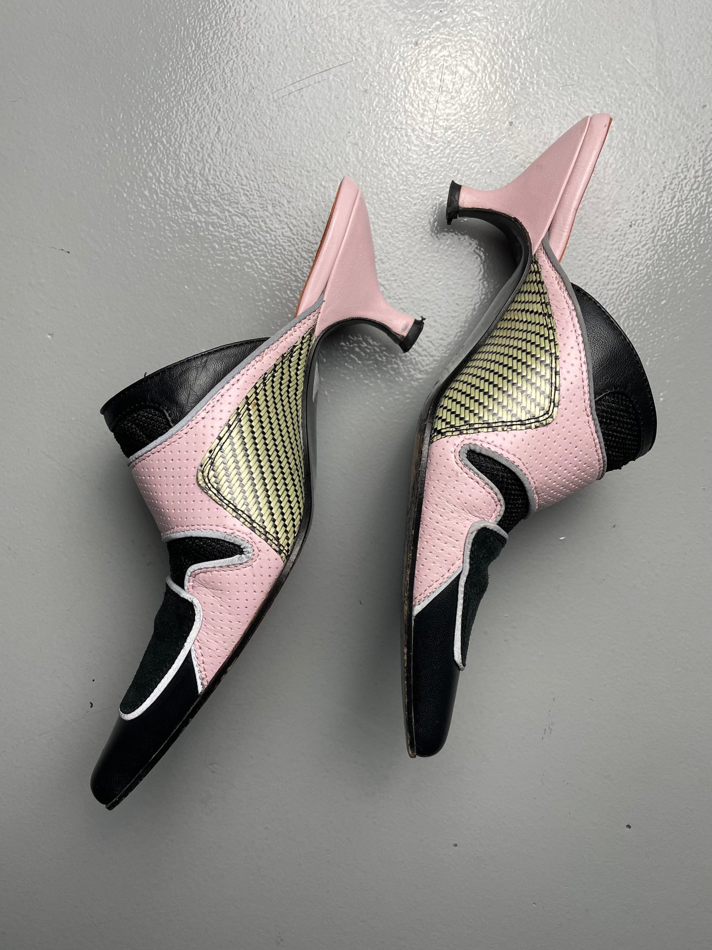vintage Wild & Lethal Trash pointed-toe mules - size 36