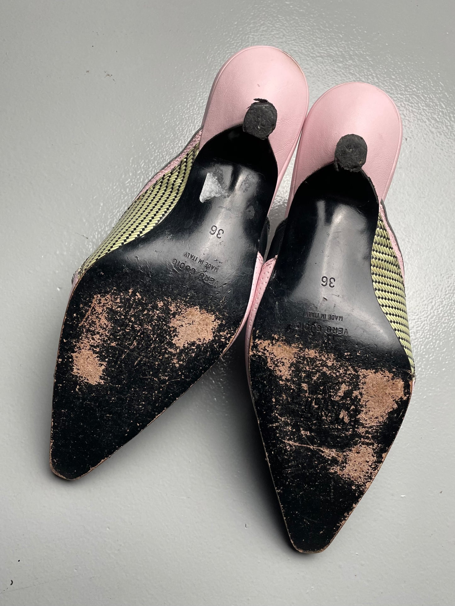 vintage Wild & Lethal Trash pointed-toe mules - size 36