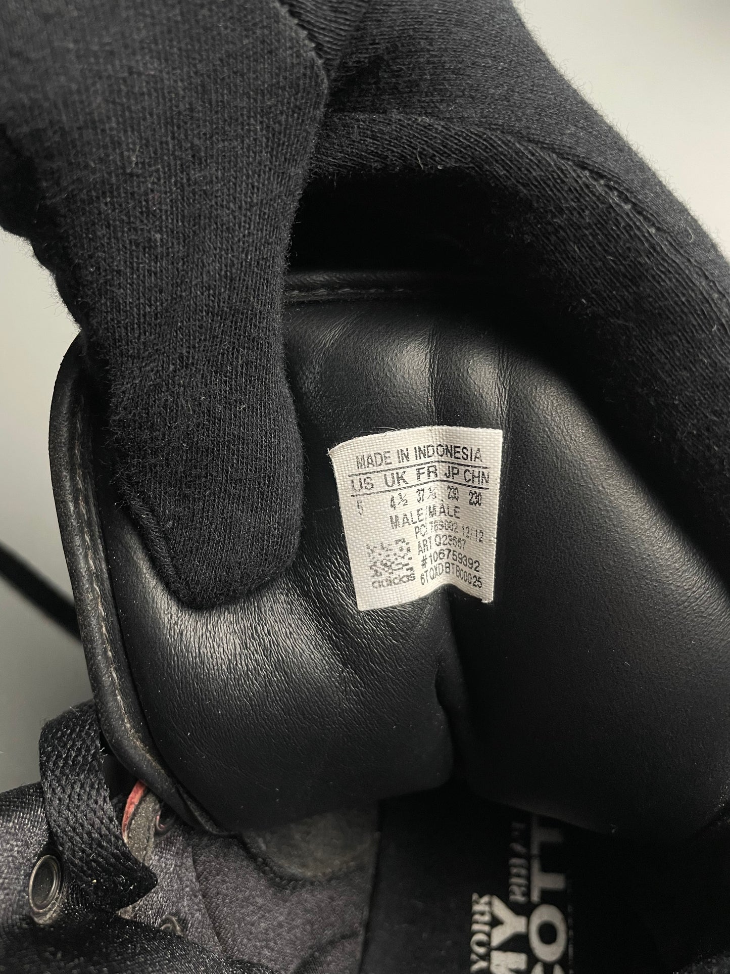 adidas Originals by Jeremy Scott S/S 2013 JS Instinct Hi "Plaid" - size 37 1/3