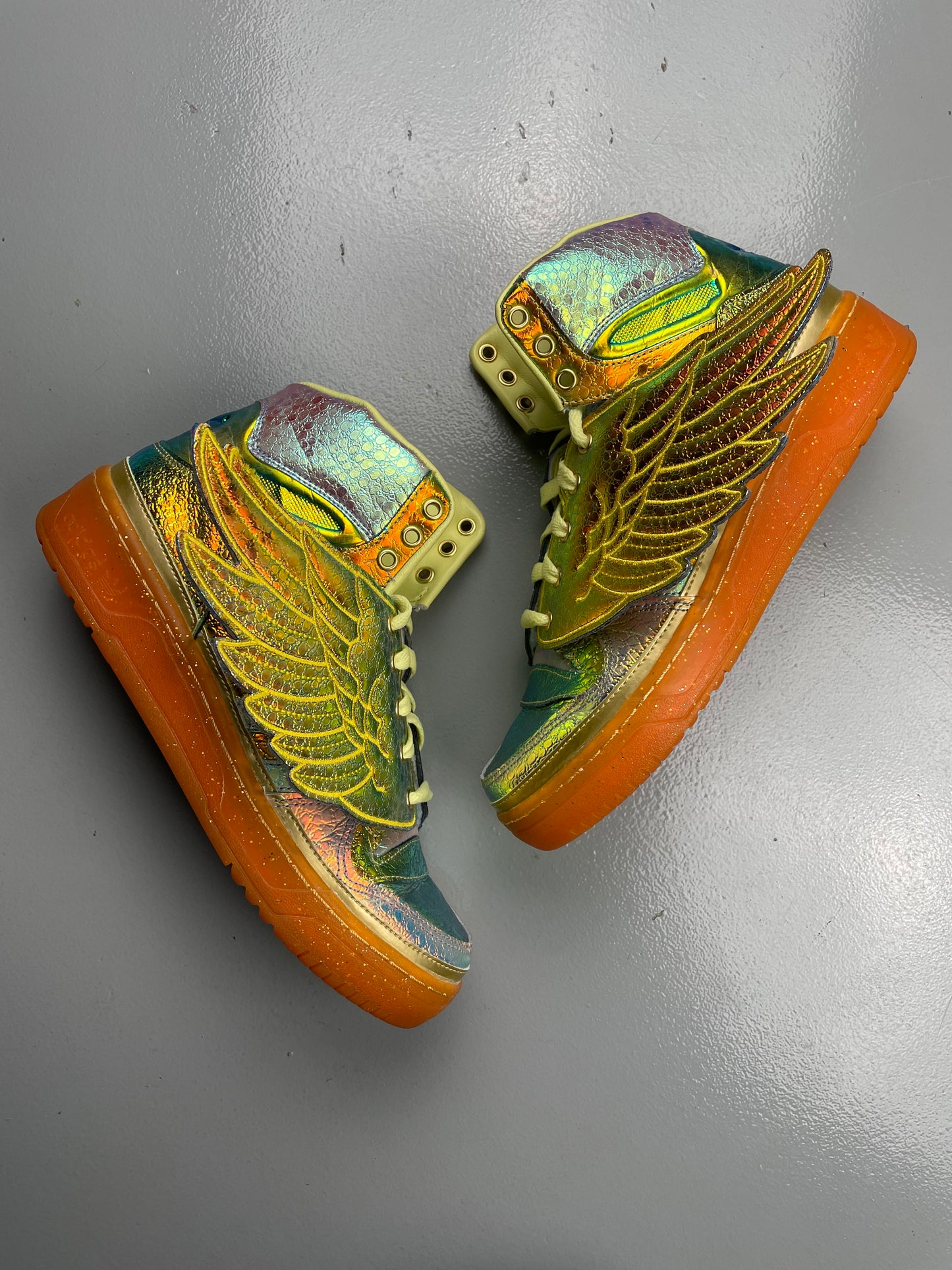 adidas Originals by Jeremy Scott S/S 2014 JS Wings "Gold Foil" - size 40