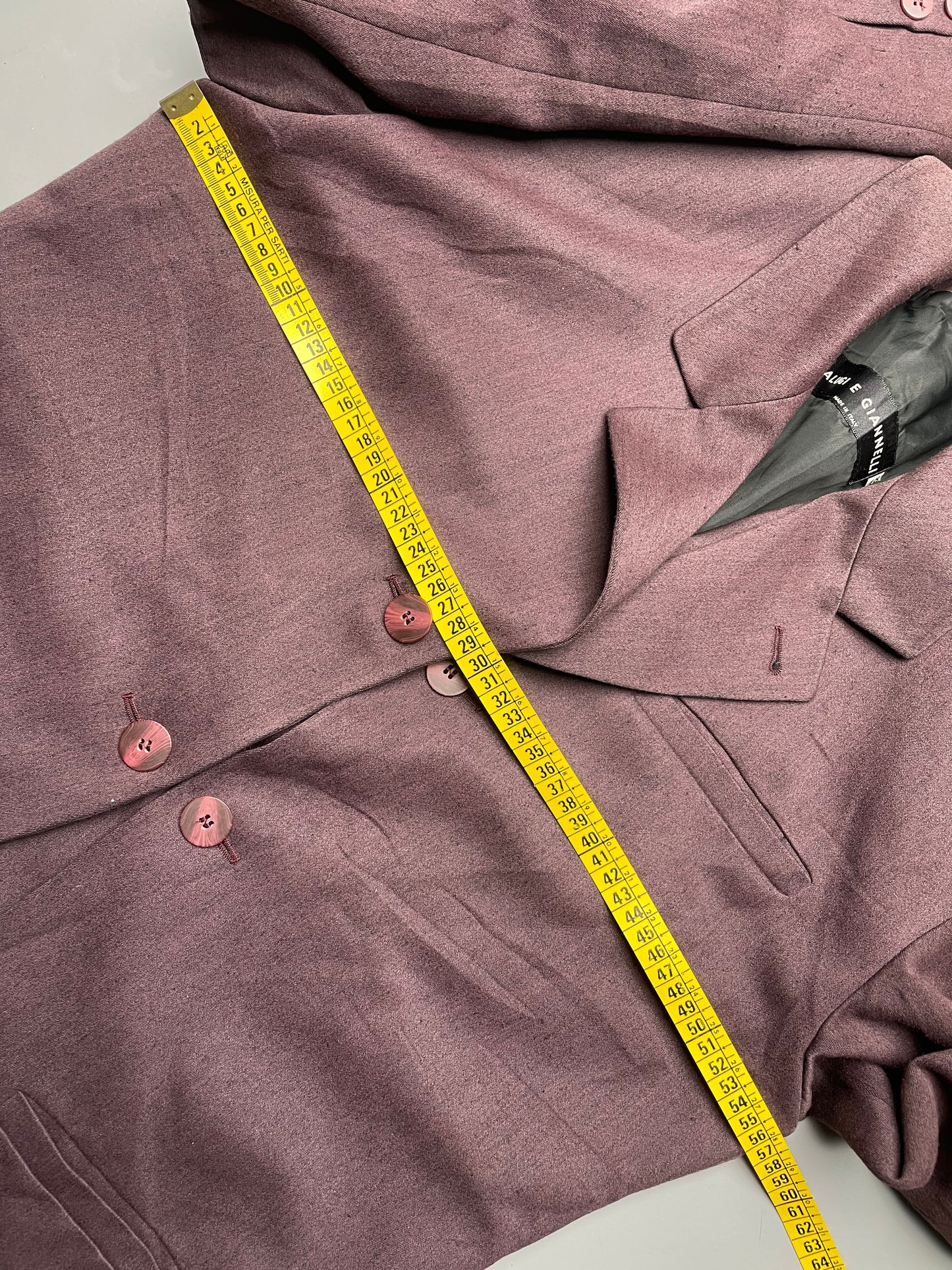 vintage Calugi e Giannelli double closure jacket - size 48