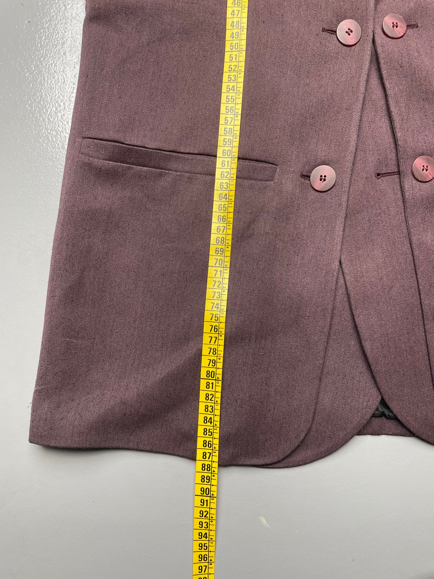 vintage Calugi e Giannelli double closure jacket - size 48