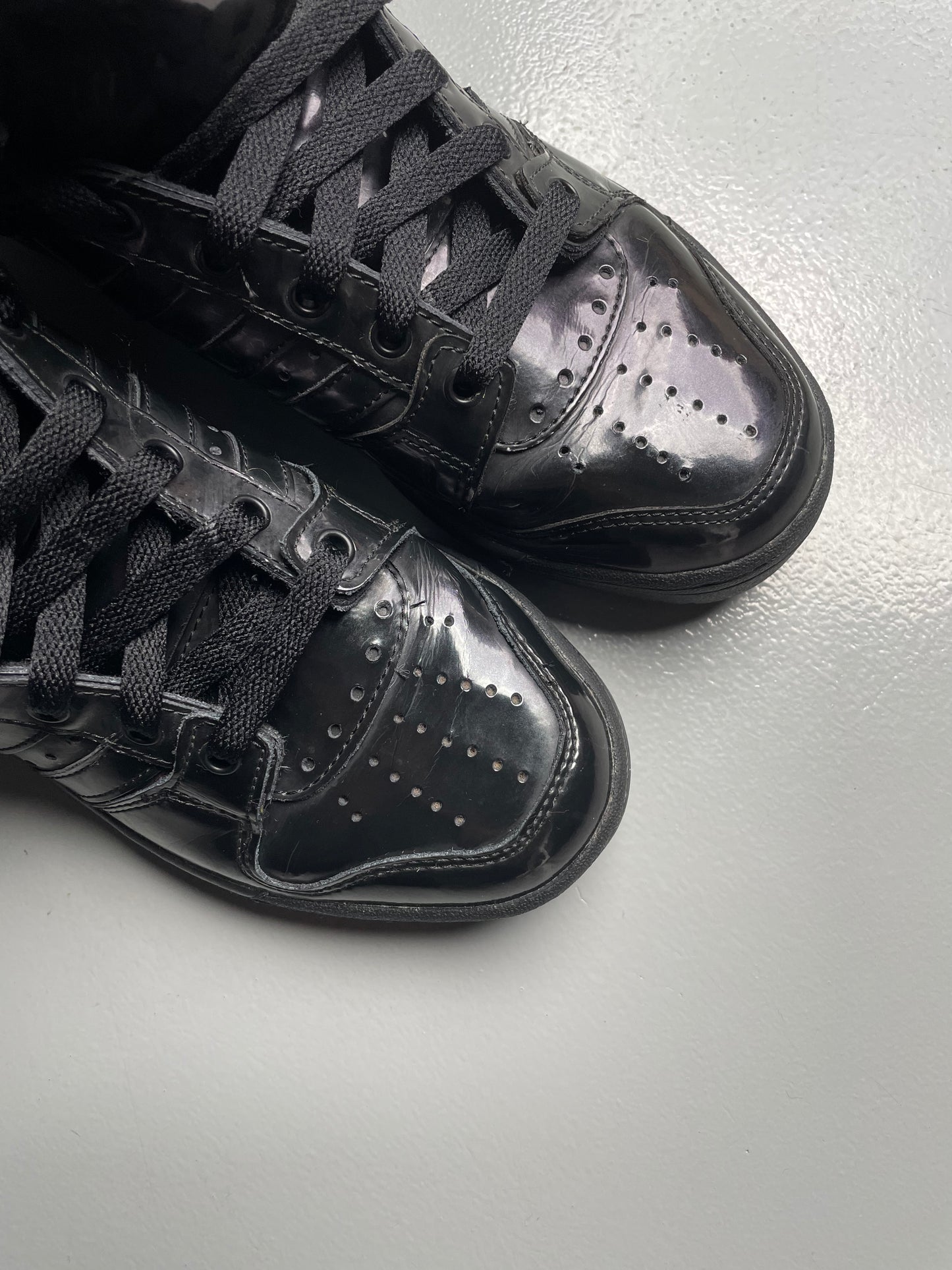 adidas Originals by Jeremy Scott S/S 2013 JS Wings 2.0 "Patent Black" - size 41 1/3