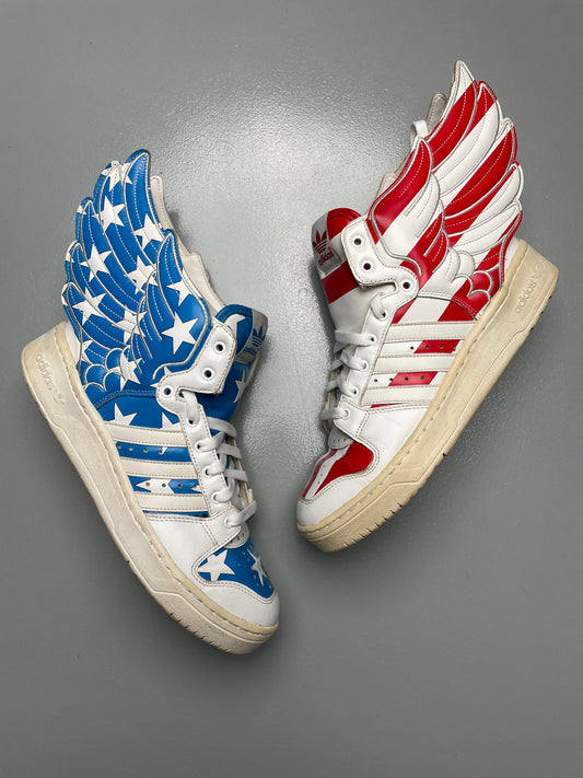 adidas Originals by Jeremy Scott S/S 2012 JS Wings 2.0 "Stars & Stripes" - size 42