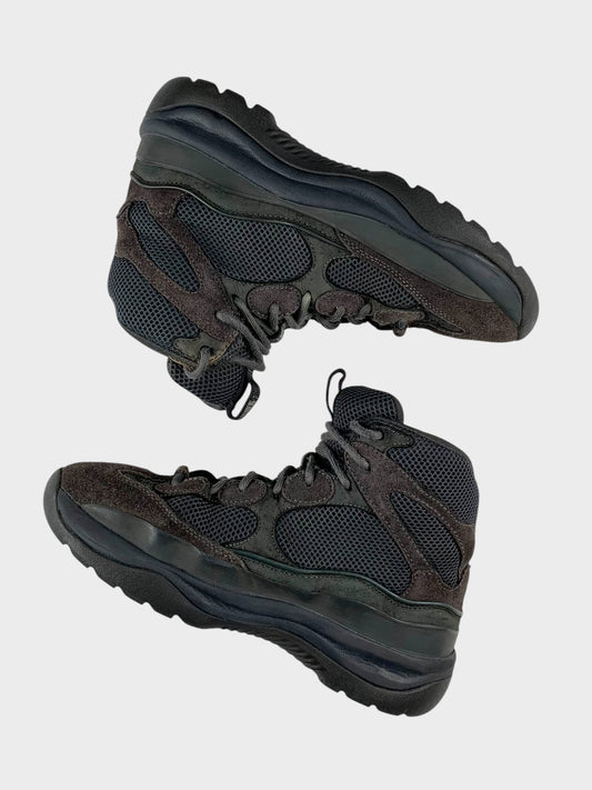 YEEZY Season 6 (2018) - Thick Suede, Mesh and Nubuck Desert Boot (Graphite) - size 44