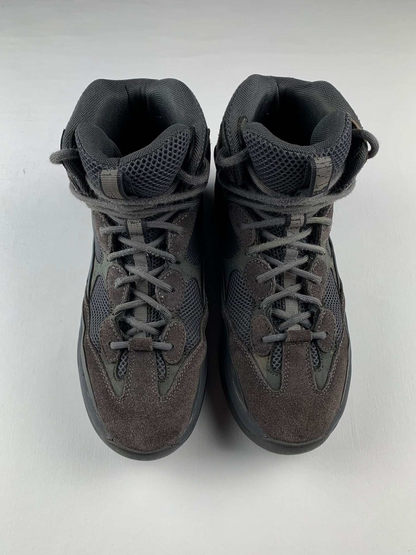 YEEZY Season 6 (2018) - Thick Suede, Mesh and Nubuck Desert Boot (Graphite) - size 44
