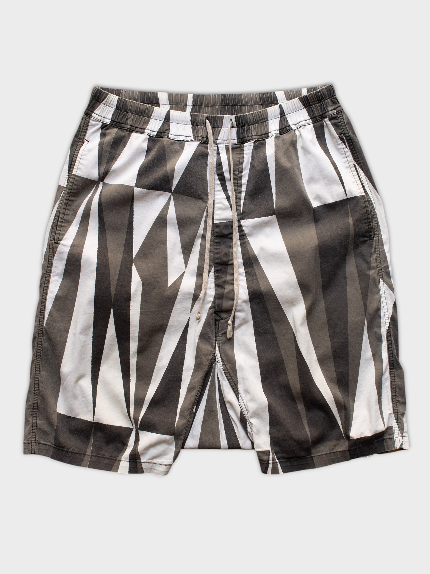 Rick Owens DRKSHDW - S/S 2014 - geometric shorts - men's size M