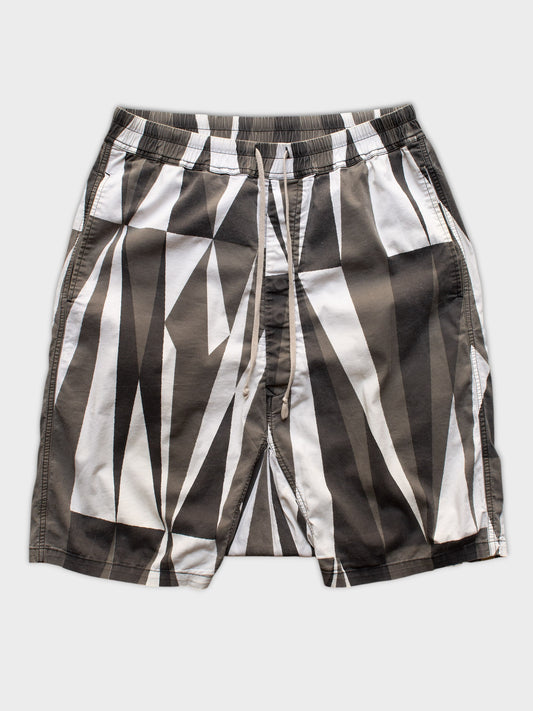 Rick Owens DRKSHDW - S/S 2014 - geometric shorts - men's size M