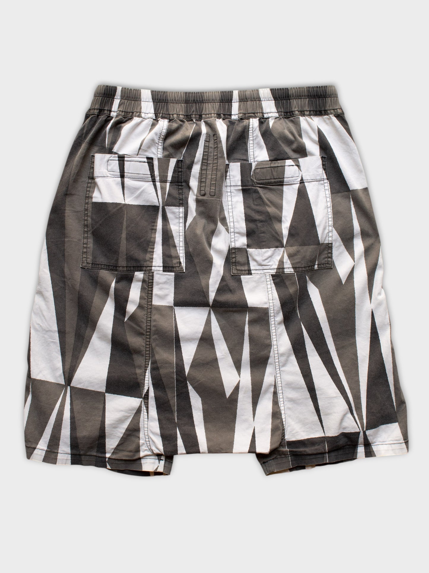 Rick Owens DRKSHDW - S/S 2014 - geometric shorts - men's size M