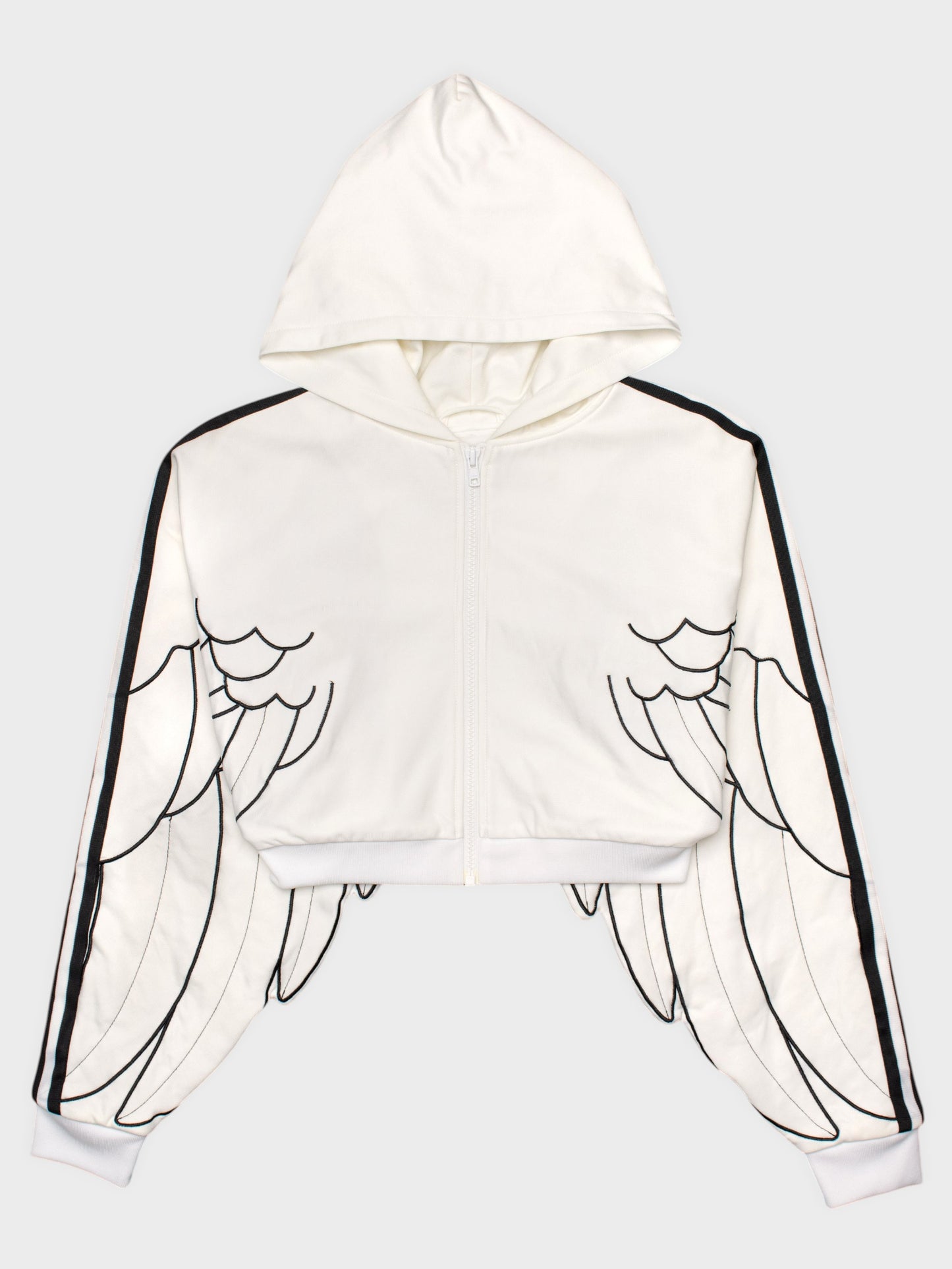 adidas Originals by Jeremy Scott - A/W 2010 - winged hooded track jacket - women's size 38