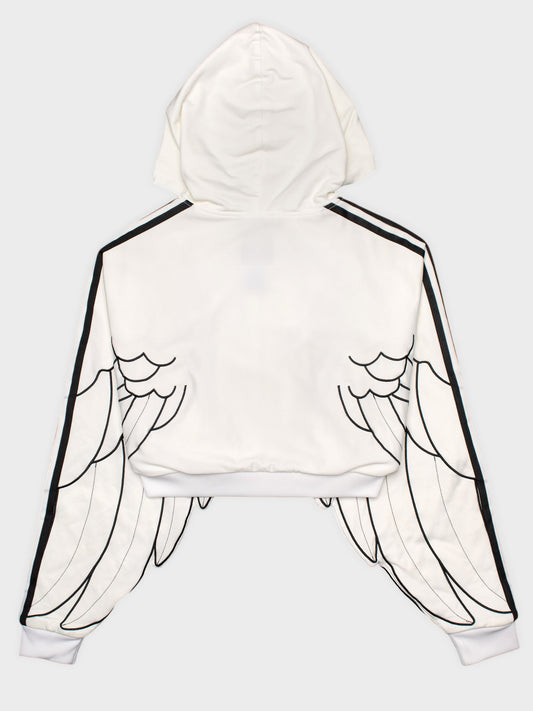 adidas Originals by Jeremy Scott - A/W 2010 - winged hooded track jacket - women's size 38