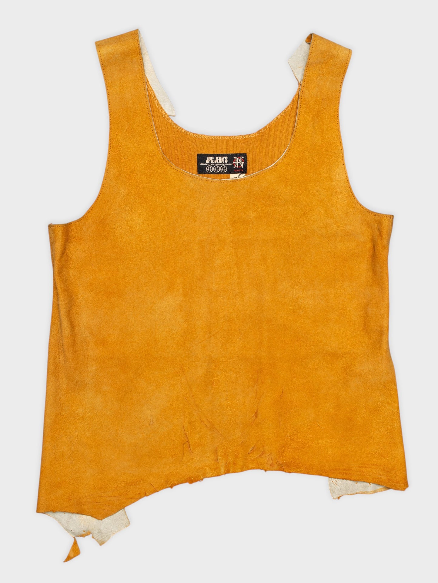 JPG.Jean's - 2000's - leather top - women's size 42