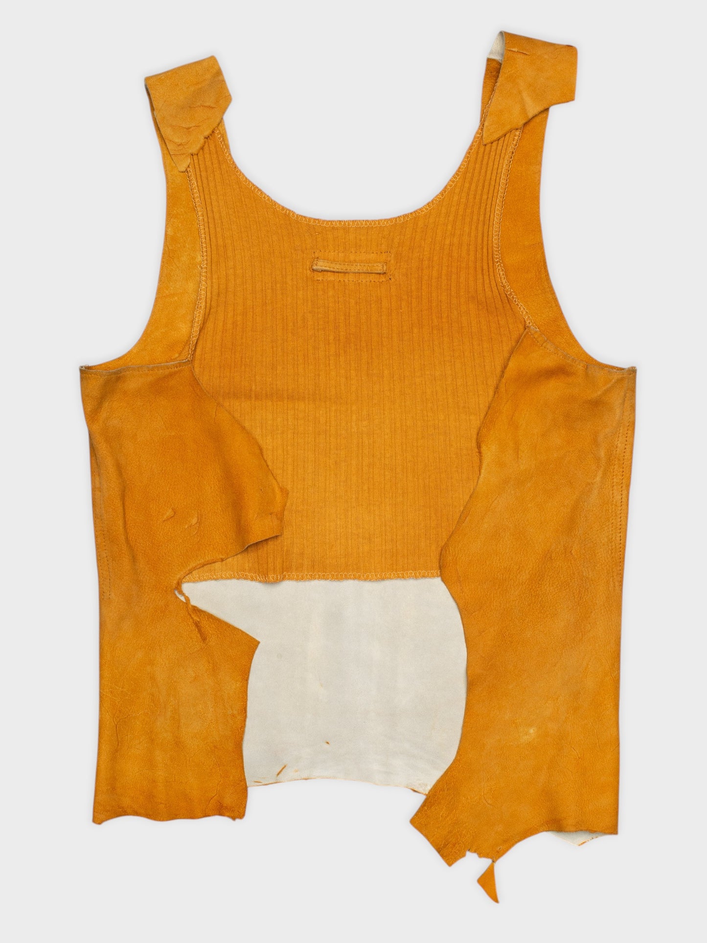 JPG.Jean's - 2000's - leather top - women's size 42