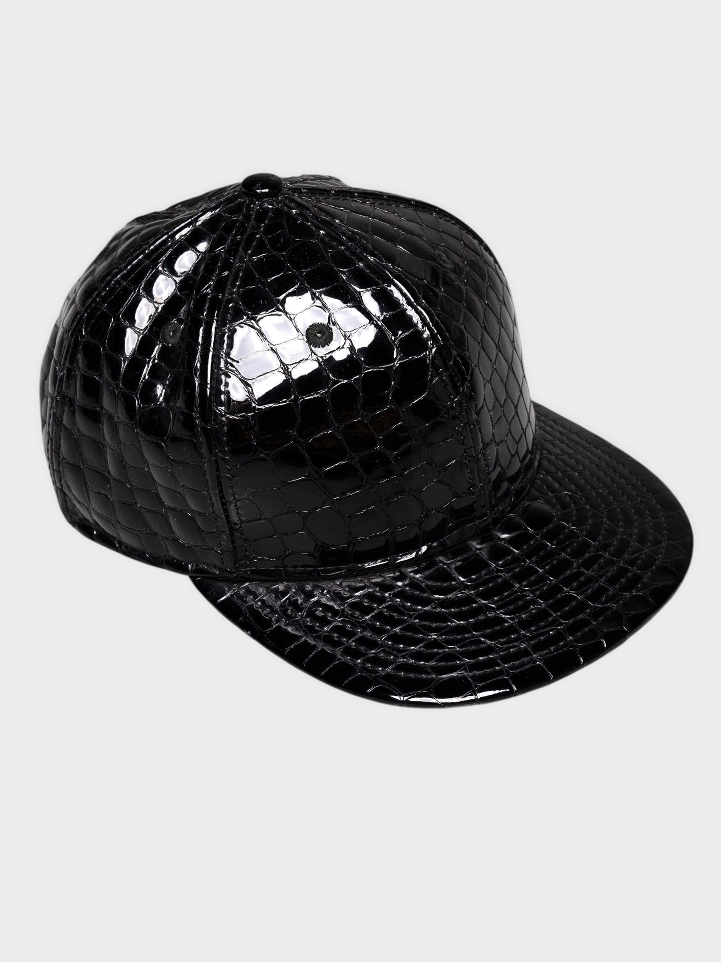New Era X Jeremy Scott - S/S 2013 - Crocodile embossed leather 9Fifty snapback - size S/M